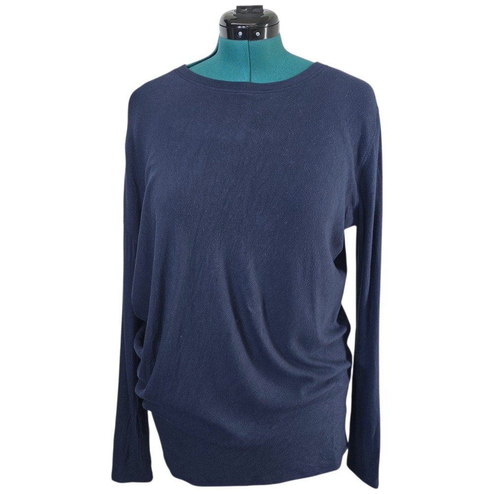 Kit and Ace Long Sleeve Asymmetrical Relaxed‎ Fit Top Viscose Cashmere Size 10/M